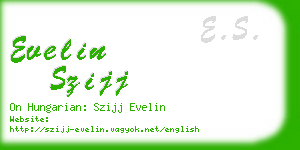 evelin szijj business card